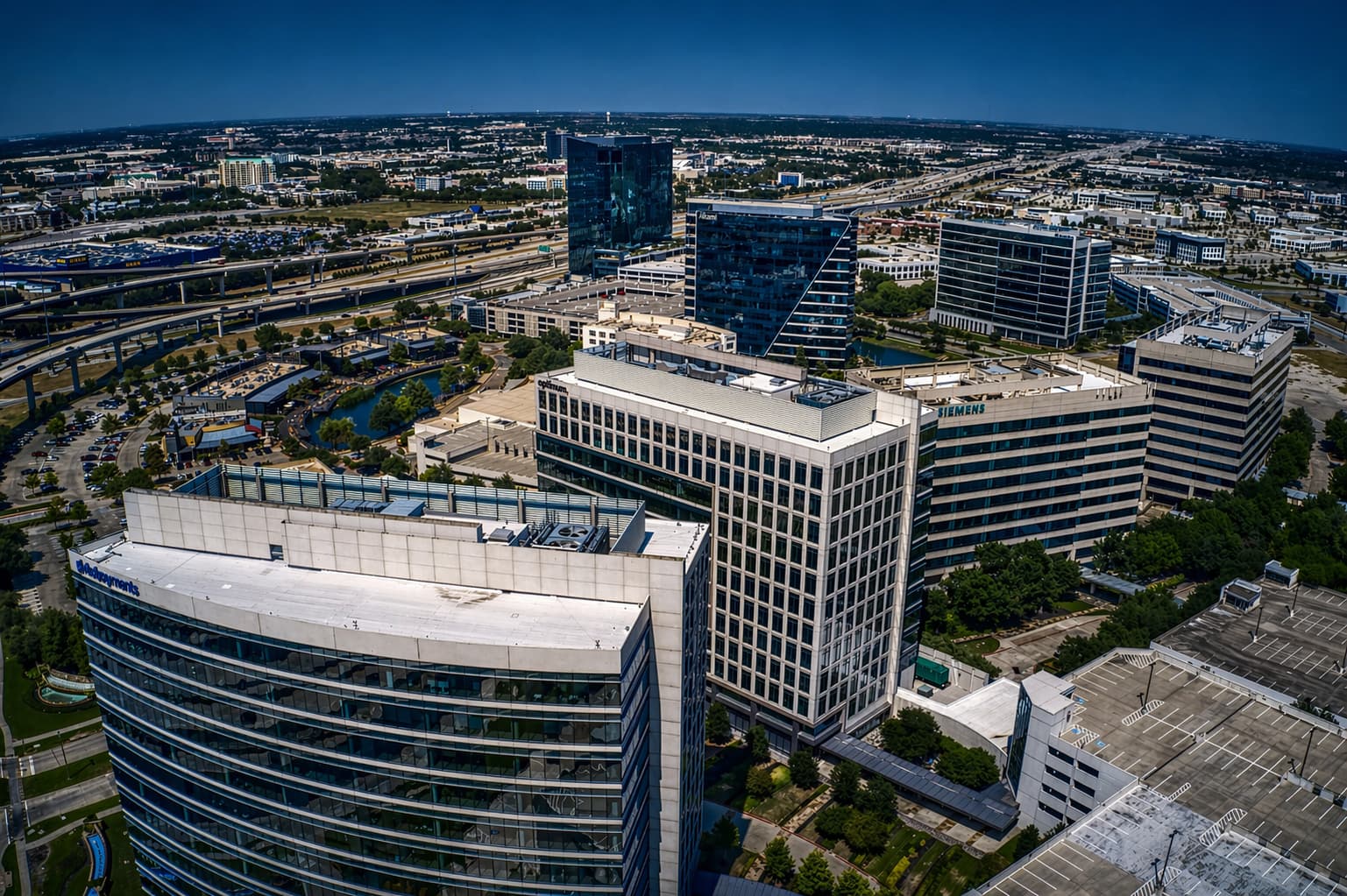 Plano skyline representing local IRS tax relief services