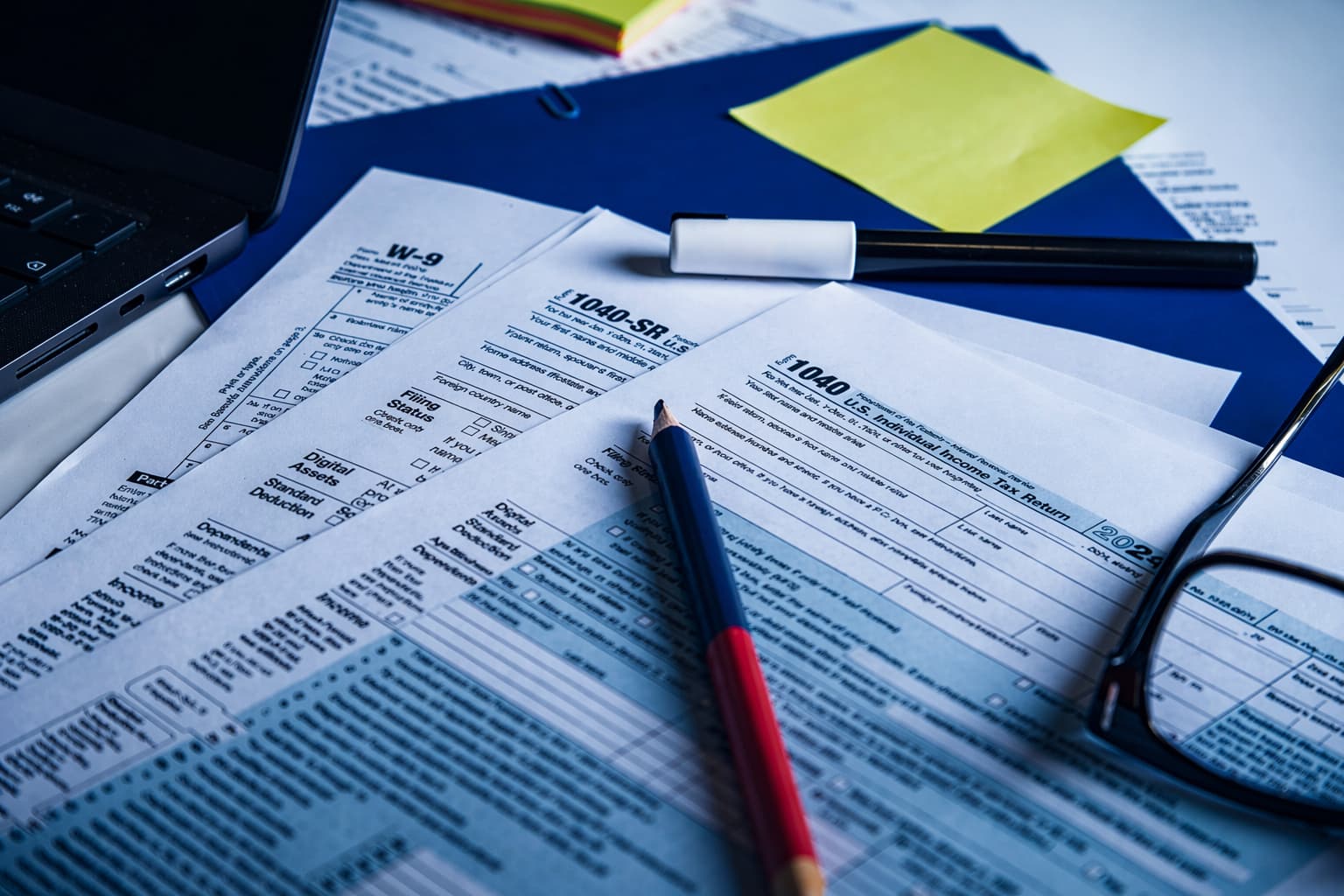 Tax lien release documents on desk representing IRS debt relief services in Corpus Christi