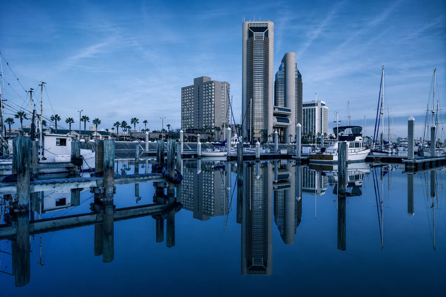 Corpus Christi skyline representing local IRS tax relief services