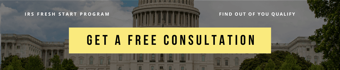 IRS FRESH START & TAX RELIEF CONSULTATION