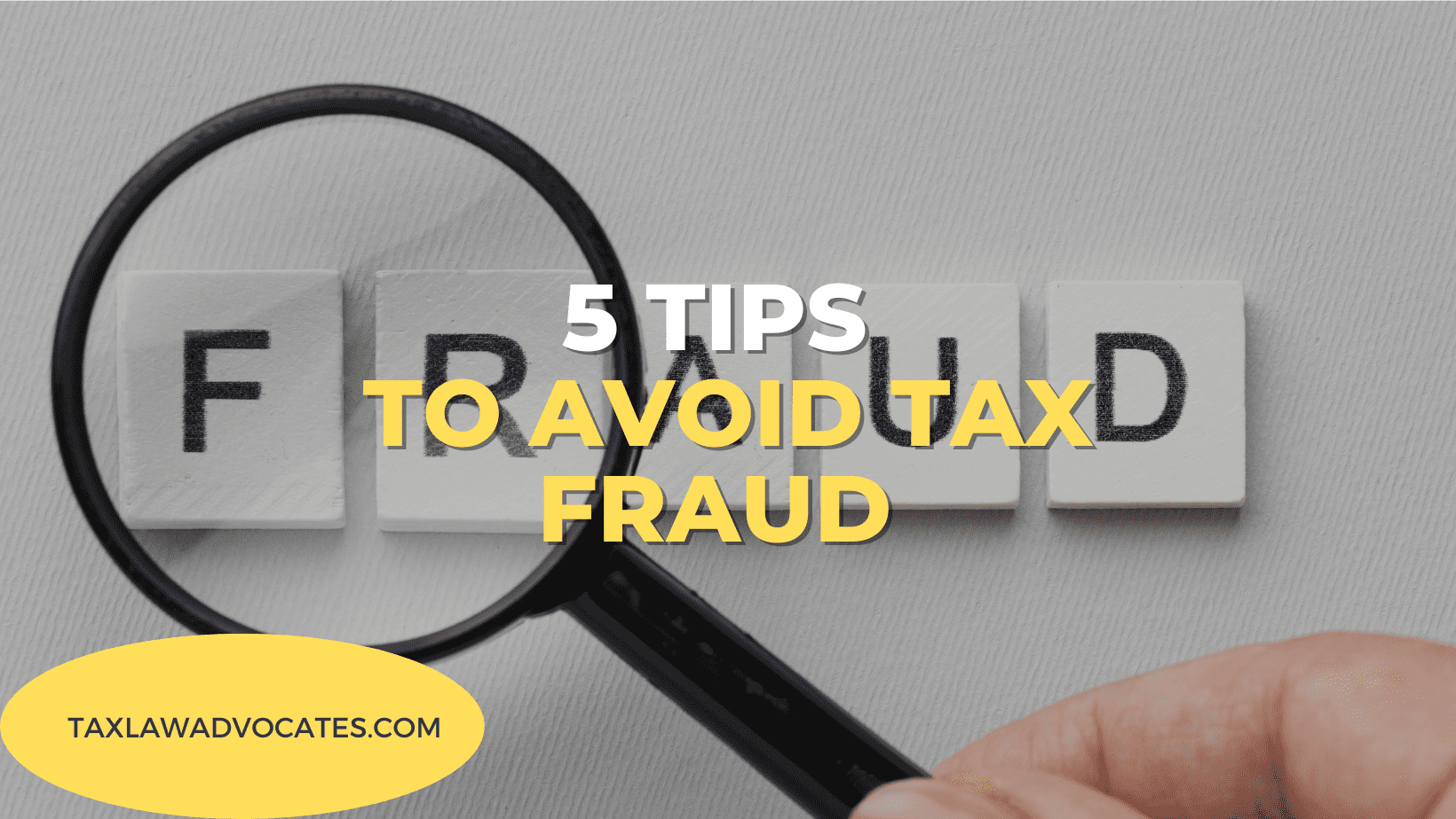5 Tips To Avoid Tax Fraud