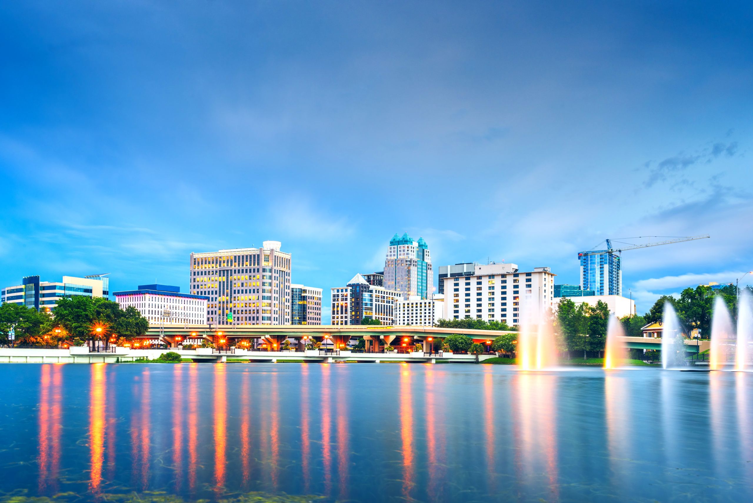 Orlando skyline representing local IRS tax relief services
