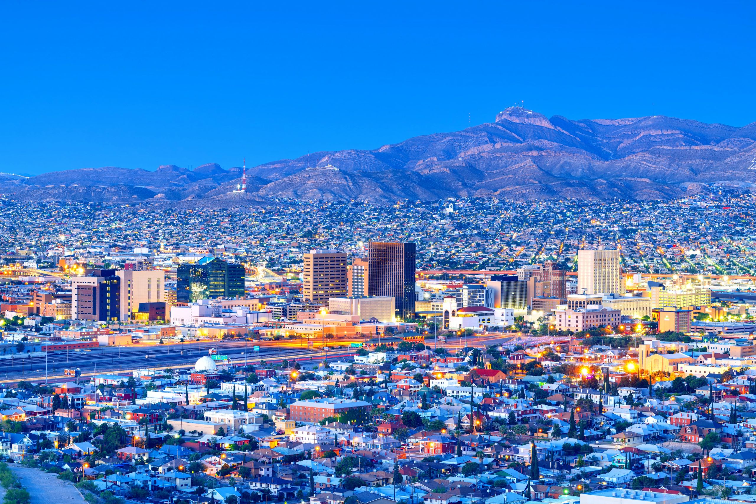 El Paso skyline representing local IRS tax relief services