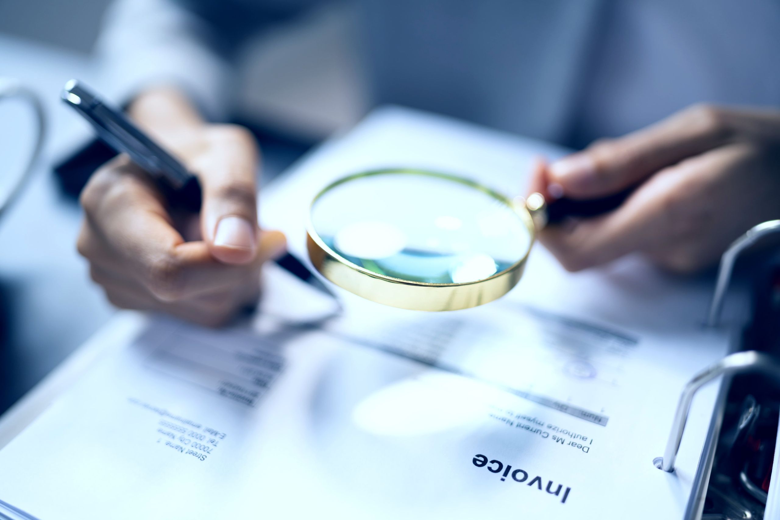 Tax audit notice and paperwork on desk representing IRS debt relief services in Dallas