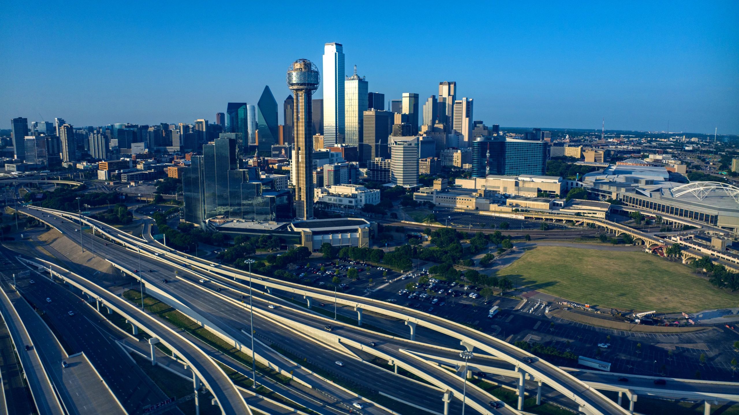 Dallas skyline representing local IRS tax relief services