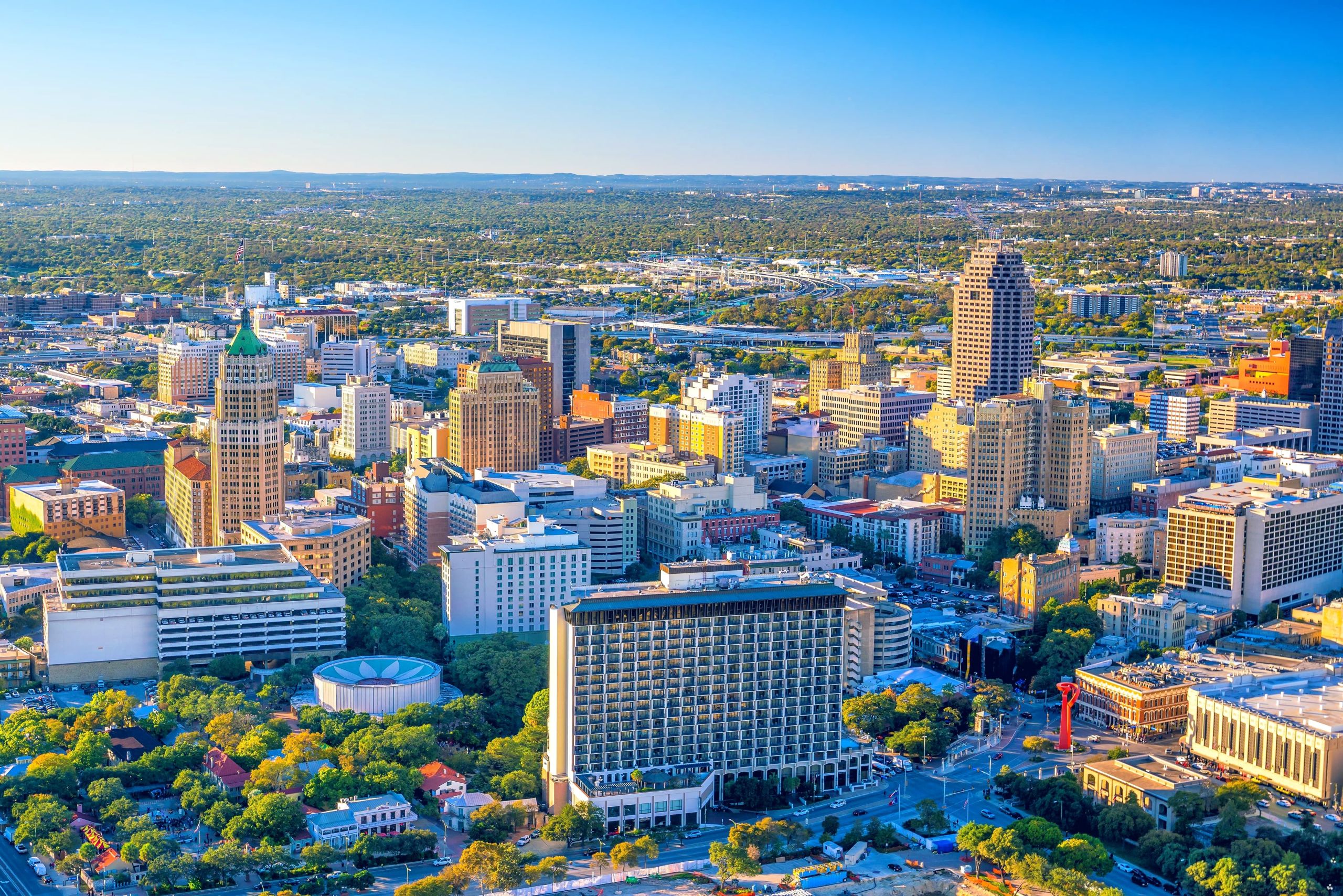 San Antonio skyline representing local IRS tax relief services