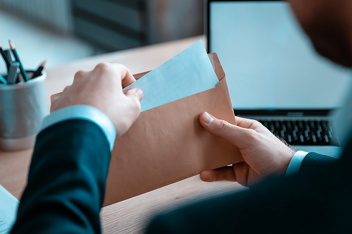 Tax debt legal notice on desk representing IRS debt relief services in New York City