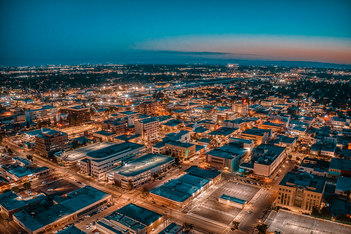 Bakersfield skyline representing local IRS tax relief services